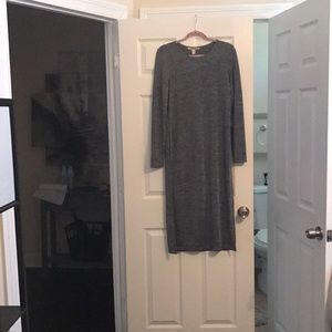 Forever 21 calf Len heather grey dress