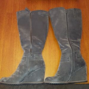 Wedged Boots (Wide Calf)