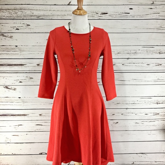 The Limited Dresses & Skirts - {THE LIMITED} Coral / Red High Low Midi Dress