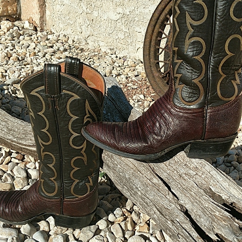 Vintage Tony Lama Gold Label Cowgirl Boots
