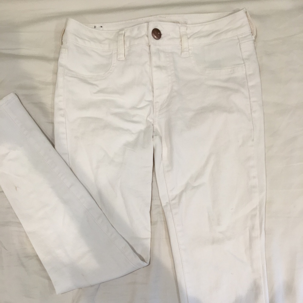new white american eagle jeans