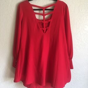 Sexy Red Hot Mini Dress