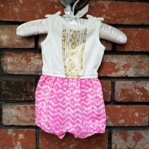 Infant girls short jumpsuit- Newborn
