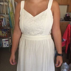 Loft white dress