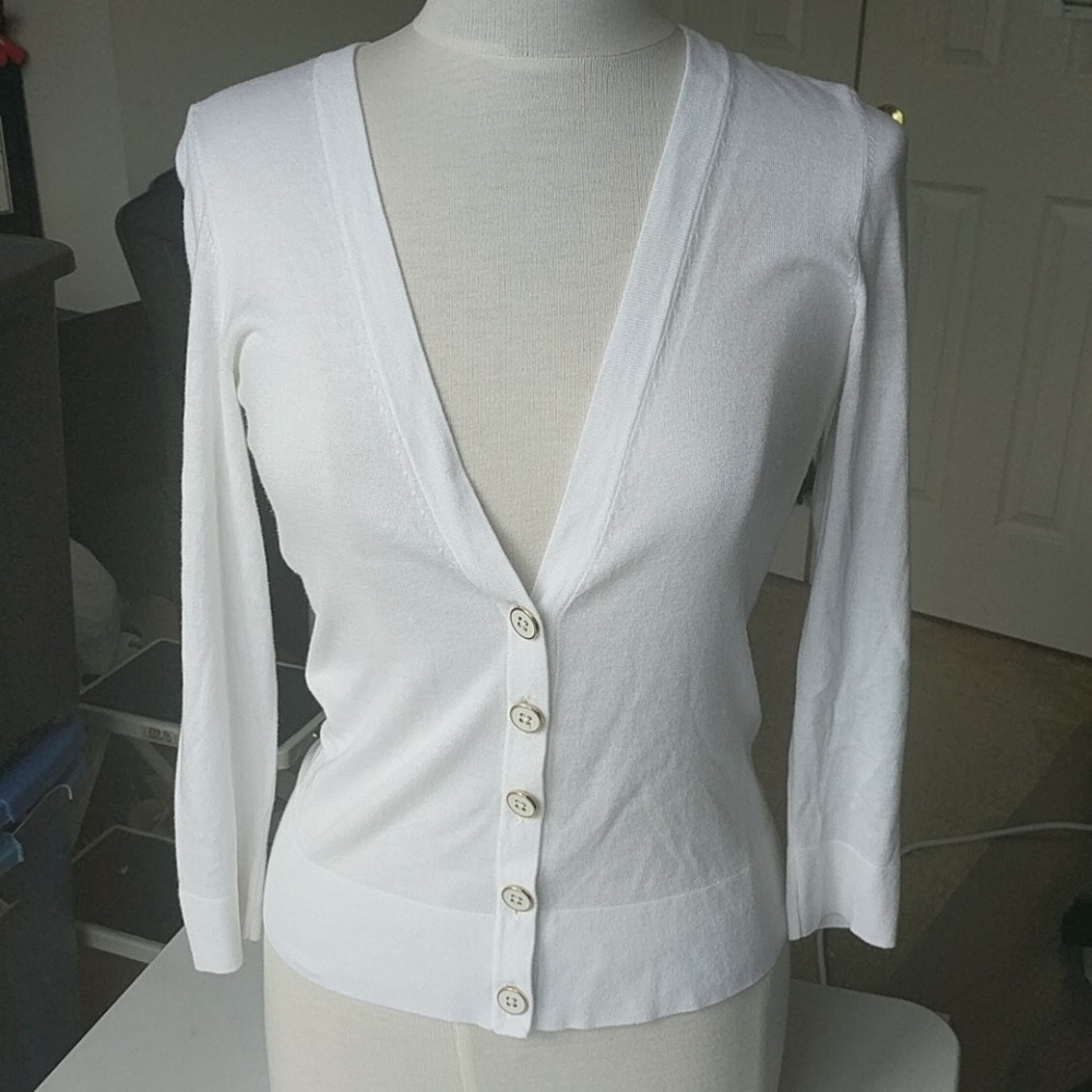 Lilly Pulitzer Resort White Melody Cardigan V-Neck