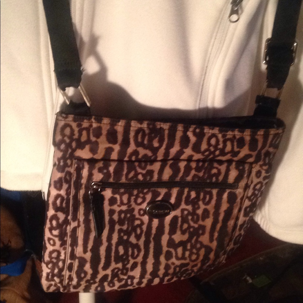 Coach cross body purse worn but still nice