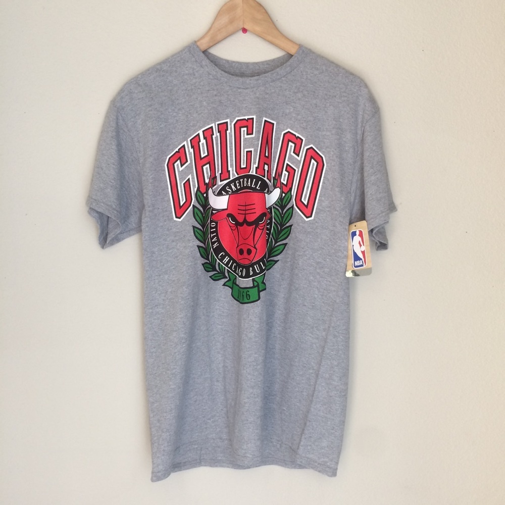Authentic NBA Chicago Bulls Heather Tee