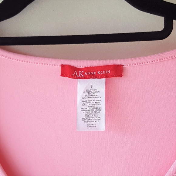 AK Anne Klein (Red Label) Pink Top - Size S - Picture 4 of 4