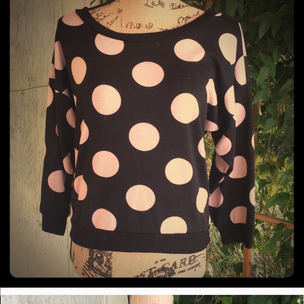 Polka dot Almost famous sweater