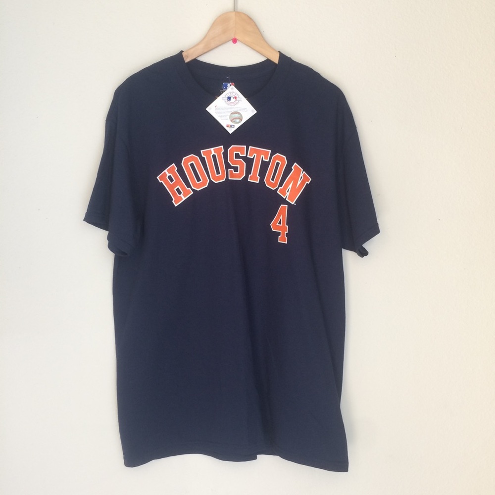Houston Astros #4 Springer Authentic Tee
