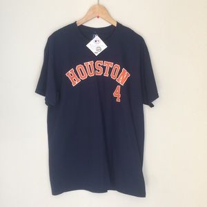 Houston Astros #4 Springer Authentic Tee