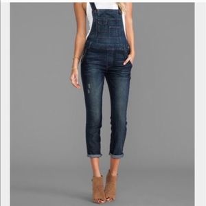 Free People Overall - Dark Denim Wash