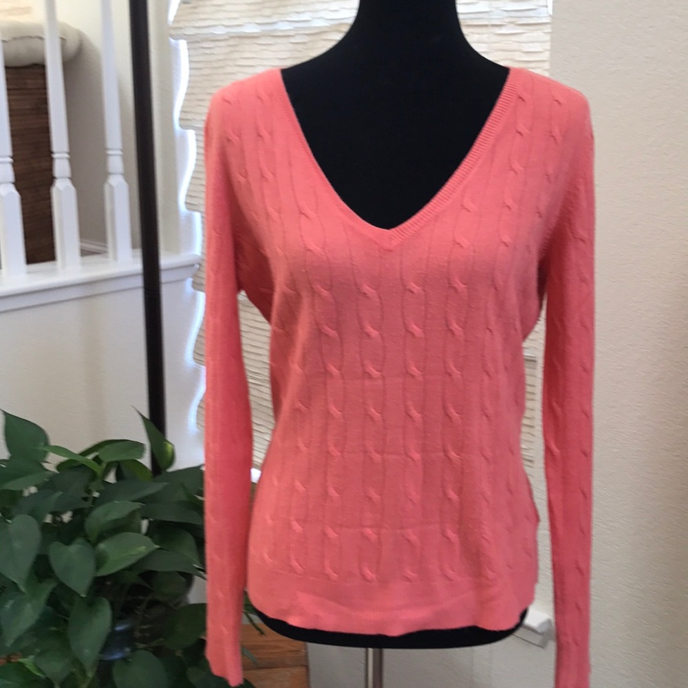 Cable knit sweater