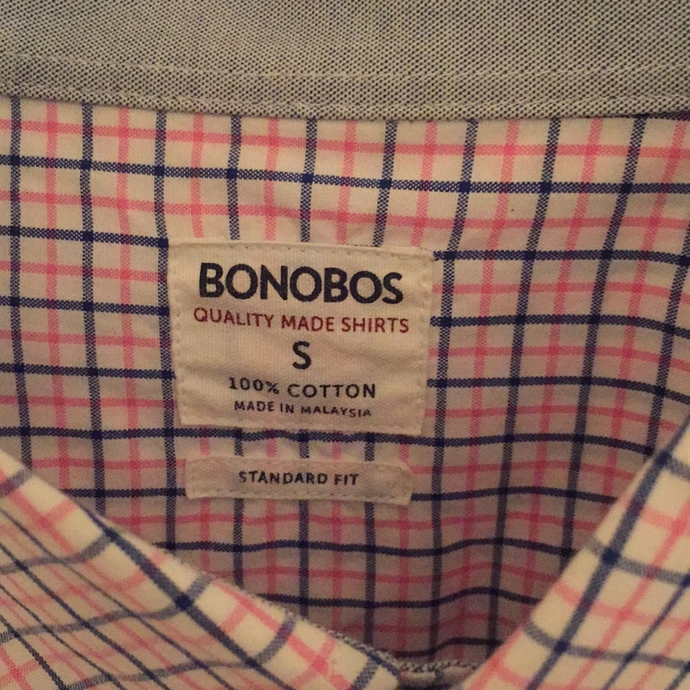 Bonobos size small button up