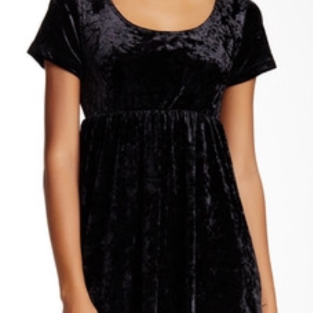 American Apparel Velvet Babydoll Dress