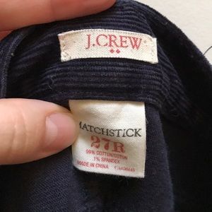J.Crew Matchstick Cords
