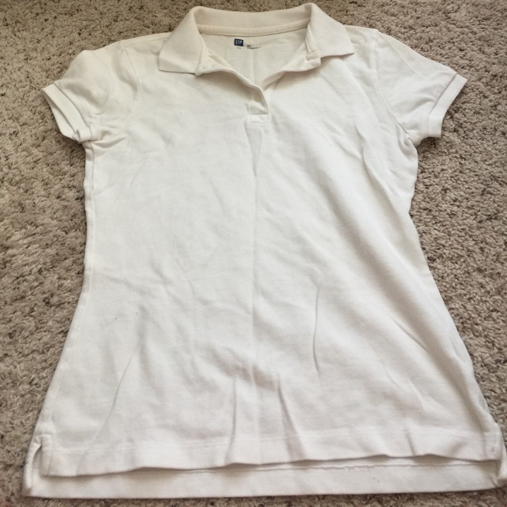 Gap white polo XS