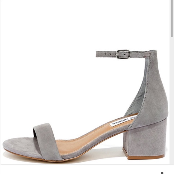 Steve Madden Shoes - Steve Madden Irenee heels gray suede EUC