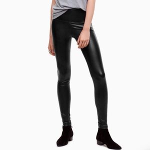 Vegan Leather Leggings