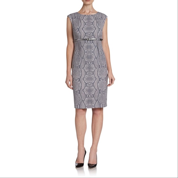 Calvin klein snake print dress clearance