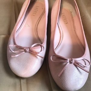 Ralph Lauren - Pink Ballerina Flats - Size 10 used