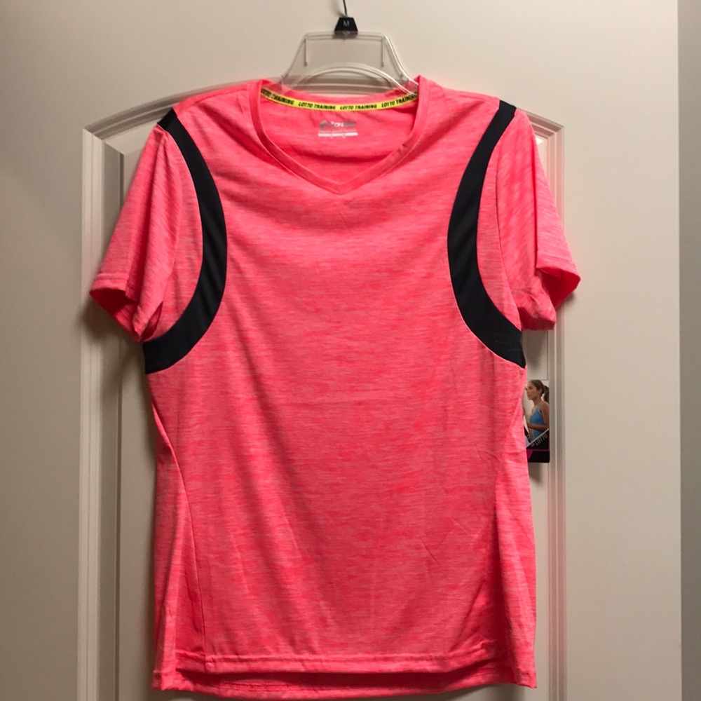 Lotto pink & gray short sleeve top NWT