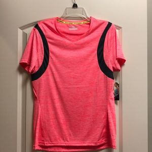 Lotto pink & gray short sleeve top NWT
