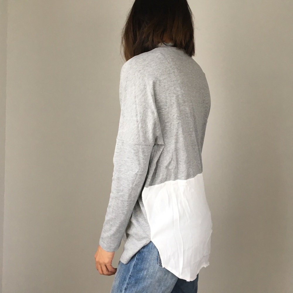 Melanie chic casual dolman contrast top - Picture 3 of 4