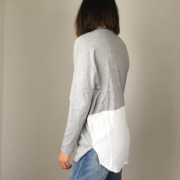 Melanie chic casual dolman contrast top - Picture 3 of 4