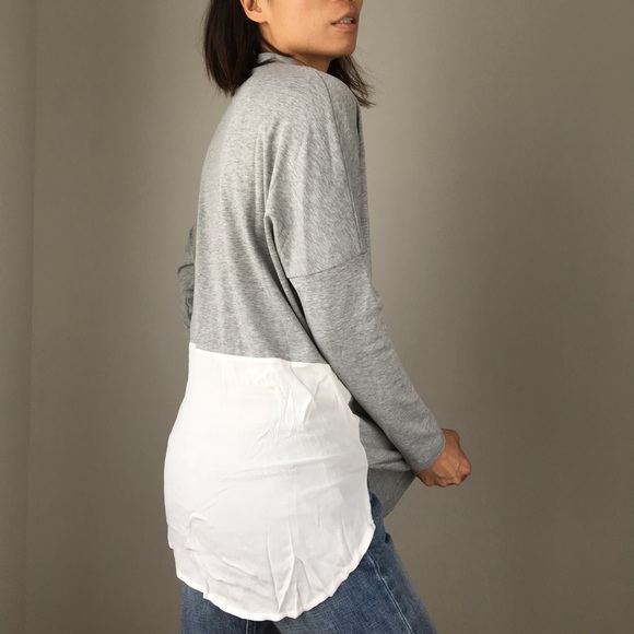 Melanie chic casual dolman contrast top - Picture 4 of 4