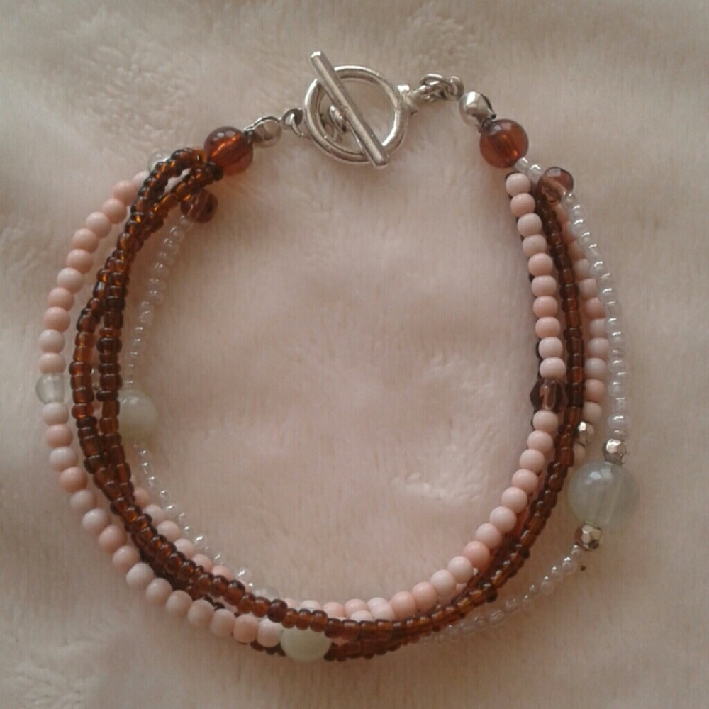 Beaded costume bracelet