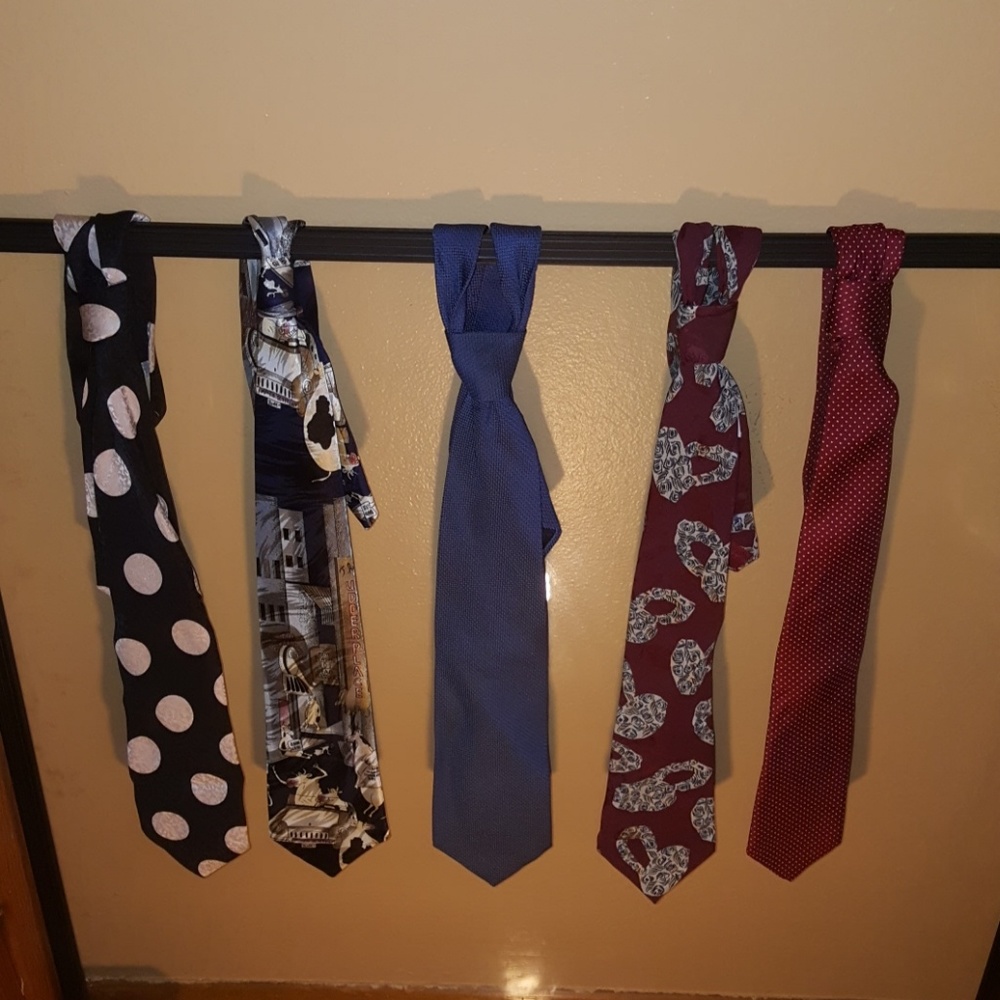 5-Count Men's Ties - 100% Handmade Silk