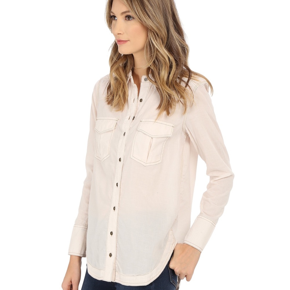 Free People Button Front Shirt!!