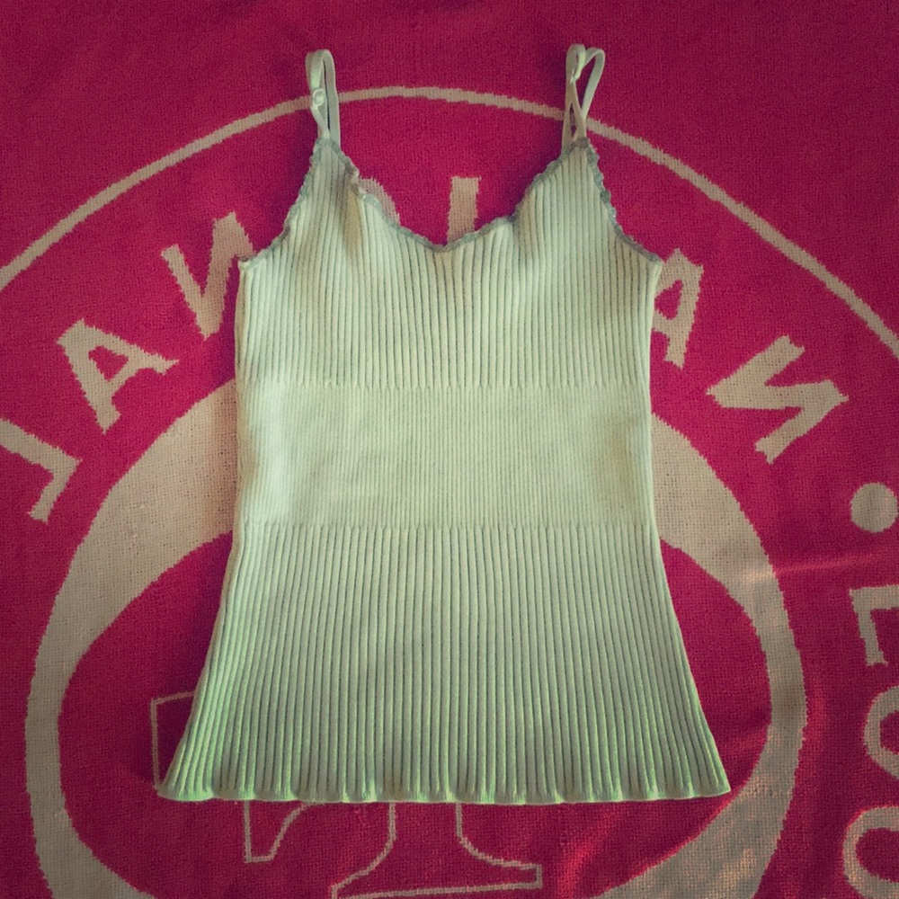 A stretchy crop top