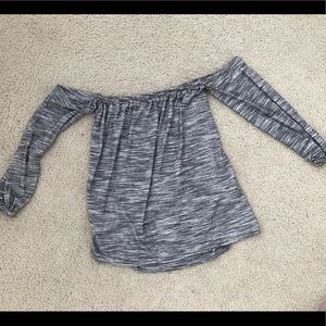 Off the Shoulder Cotton On Grey size small
