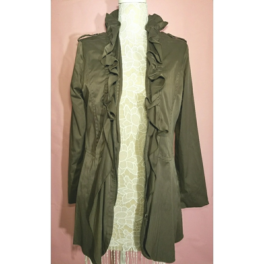 Kenar Olive Green Coat