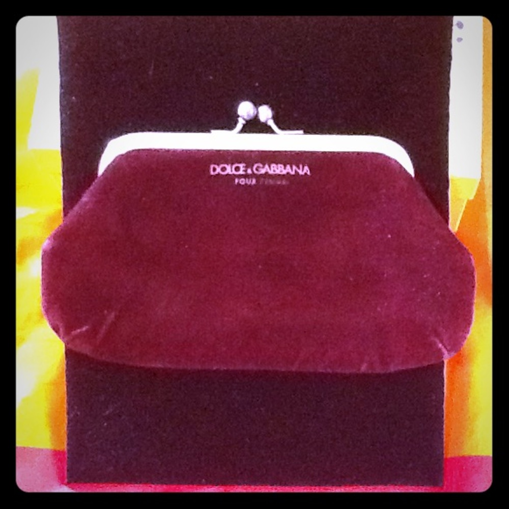 👑Dolce &Gabbana Sm Velvet Bag👑