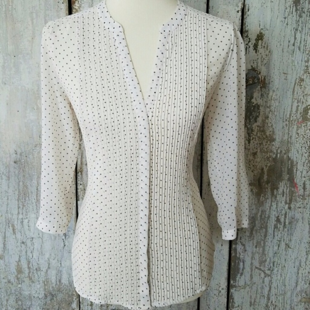 H&M Polka Dot V Neck