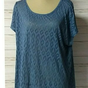 Blue Cato pullover top size 22