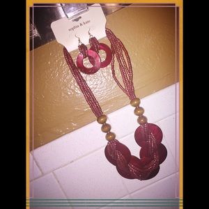 Sofia & Kate earring & necklace set