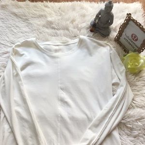 💋Lululemon white long sleeve top 💋