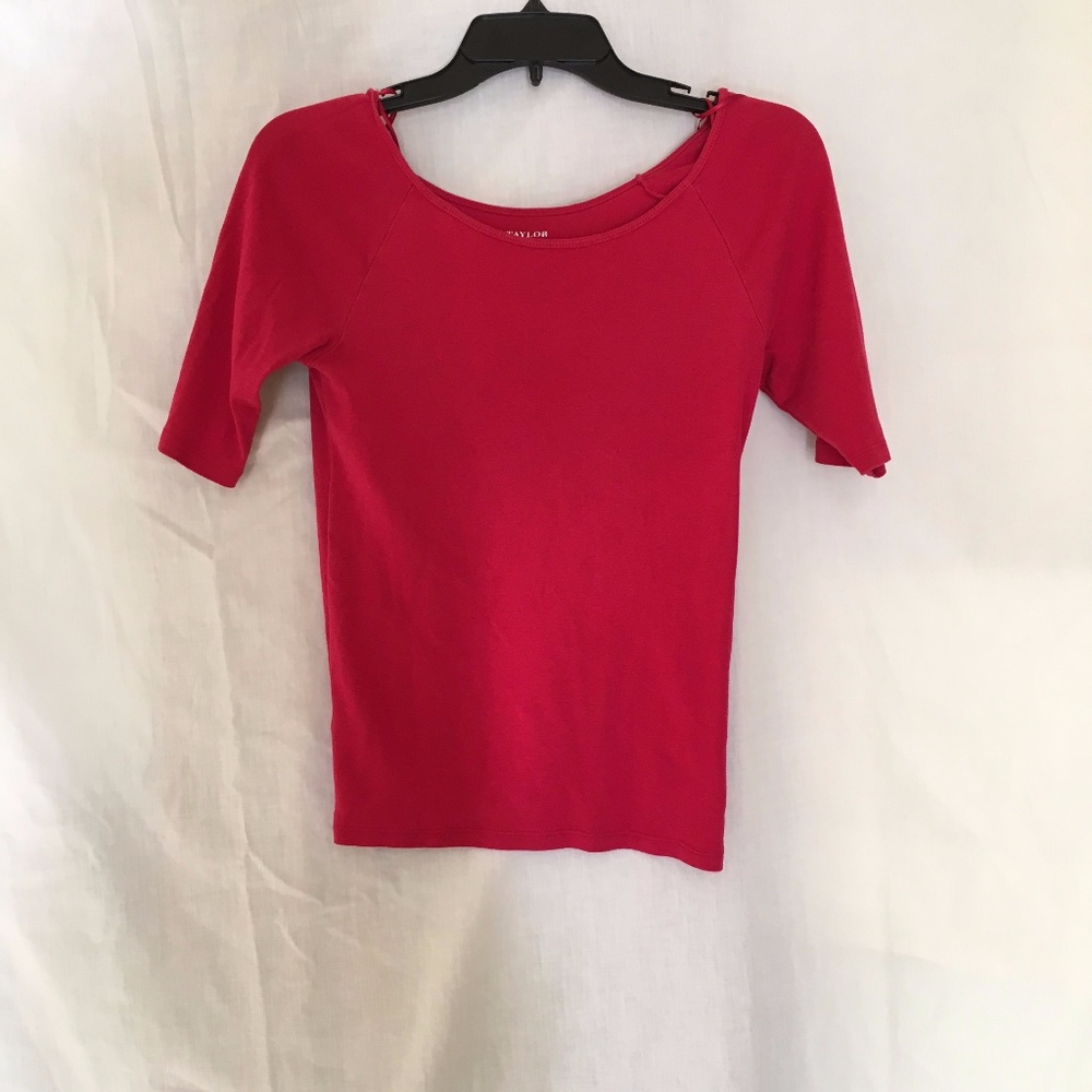 Ann Taylor red short sleeve - Size Medium