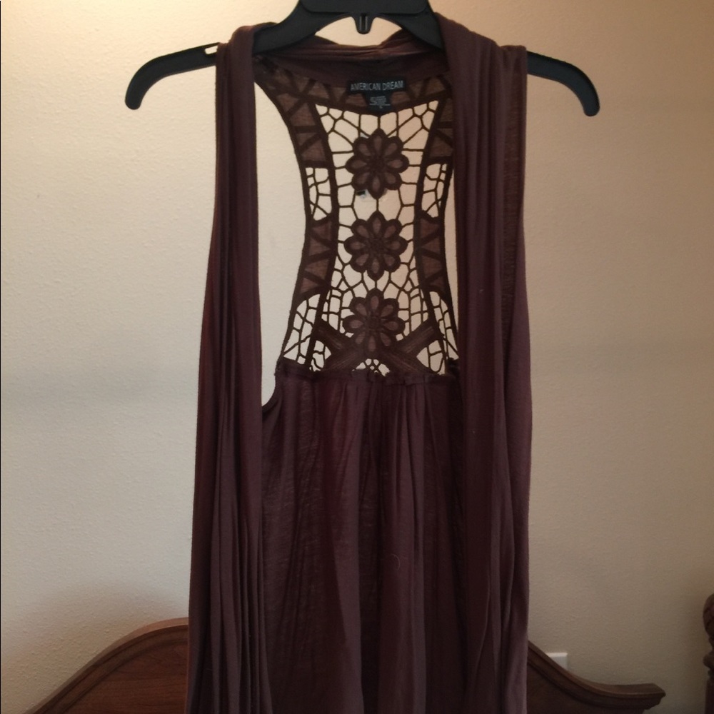 Brown Summer Cardigan