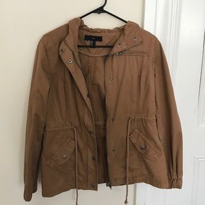 Utility Jacket with Drawstring