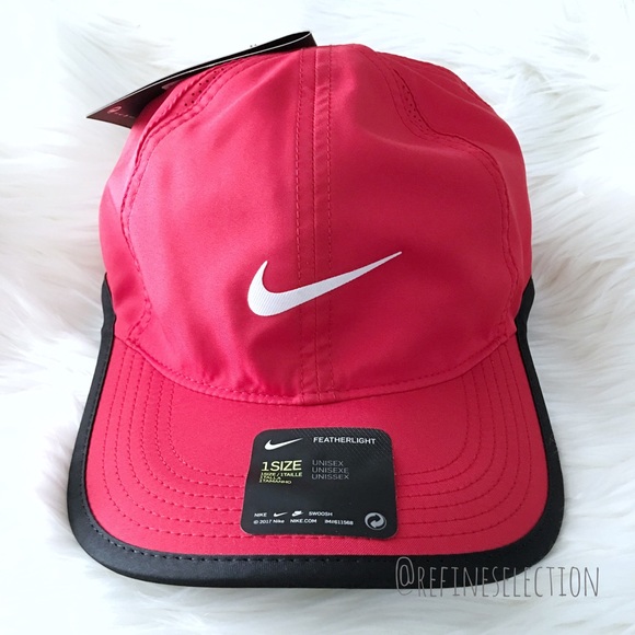 red nike dad hat