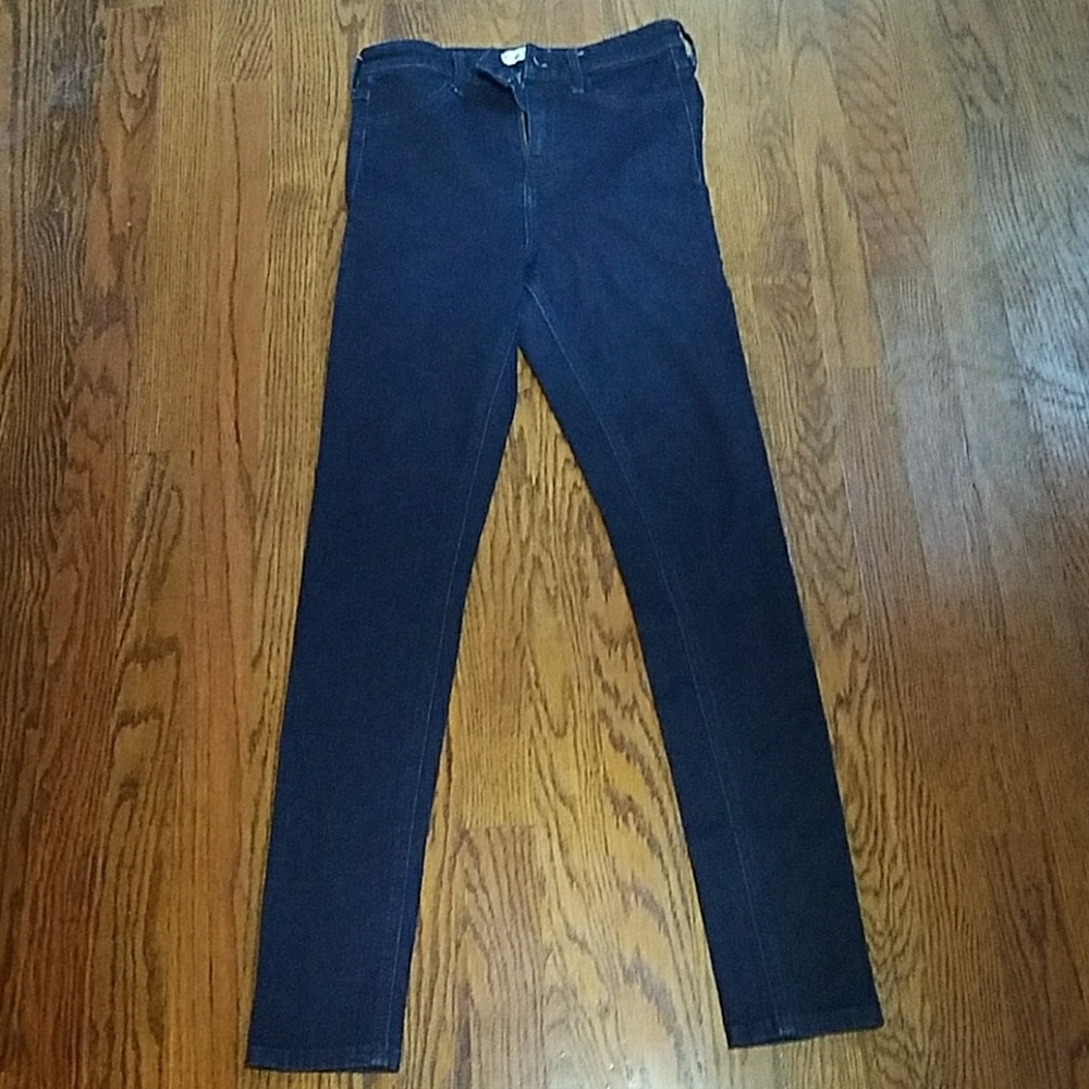 Hollister High Raise dark skinny jeans
