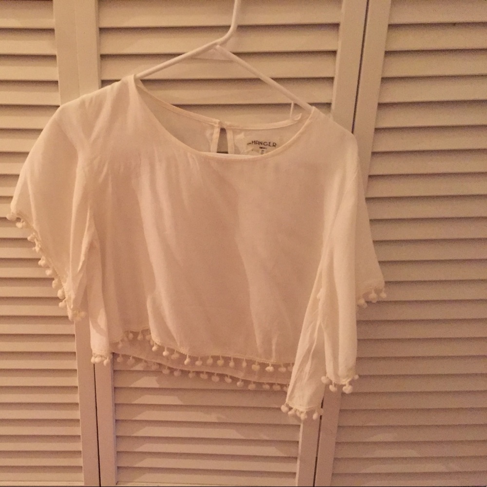 Cropped Pom Pom top