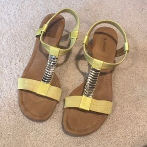 Yellow Alfani sandals