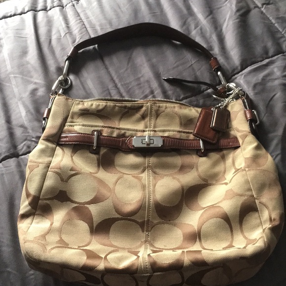 SOLD Coach Shoulder Hobo - Picture 1 of 8