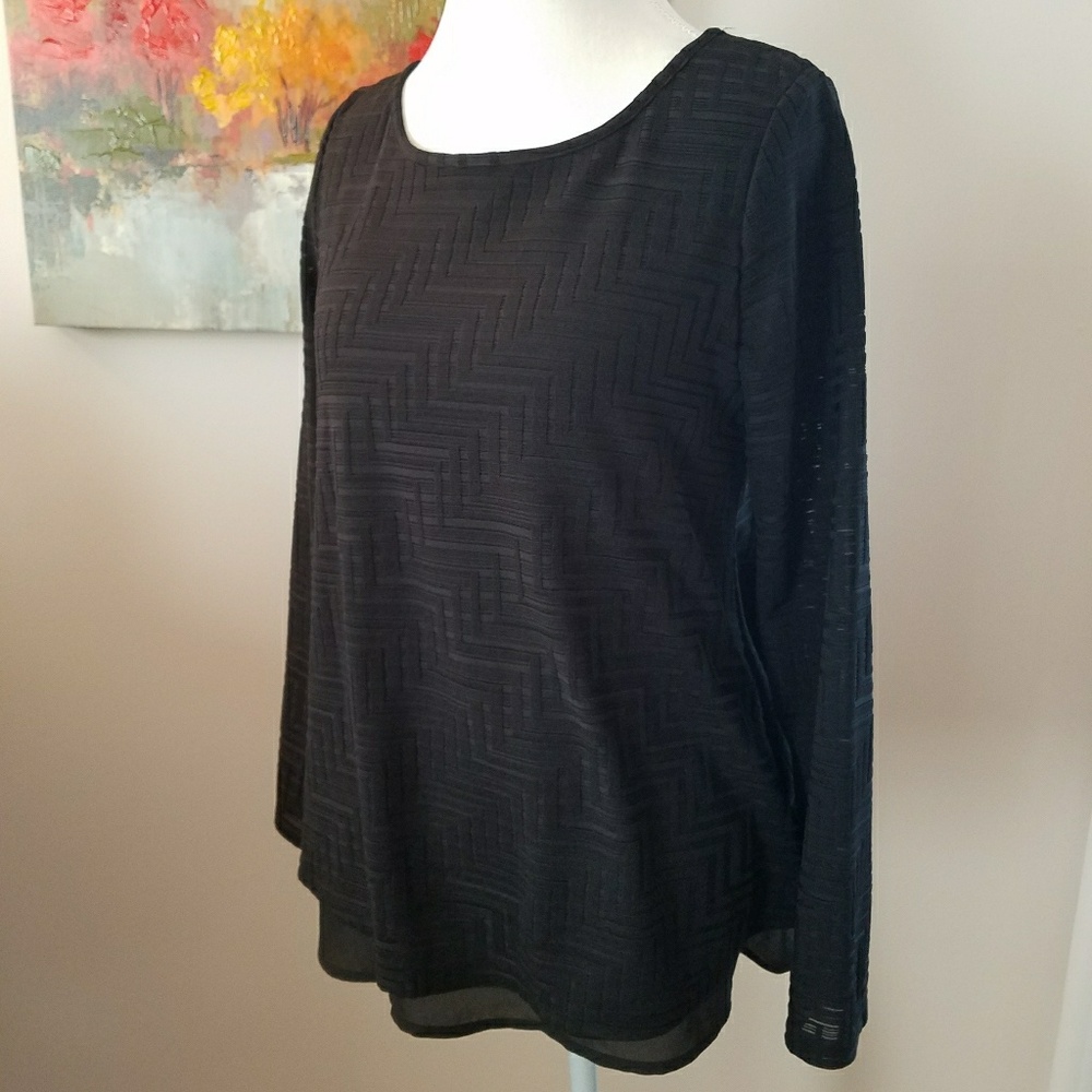 The Limited geometric pattern, lined blouse